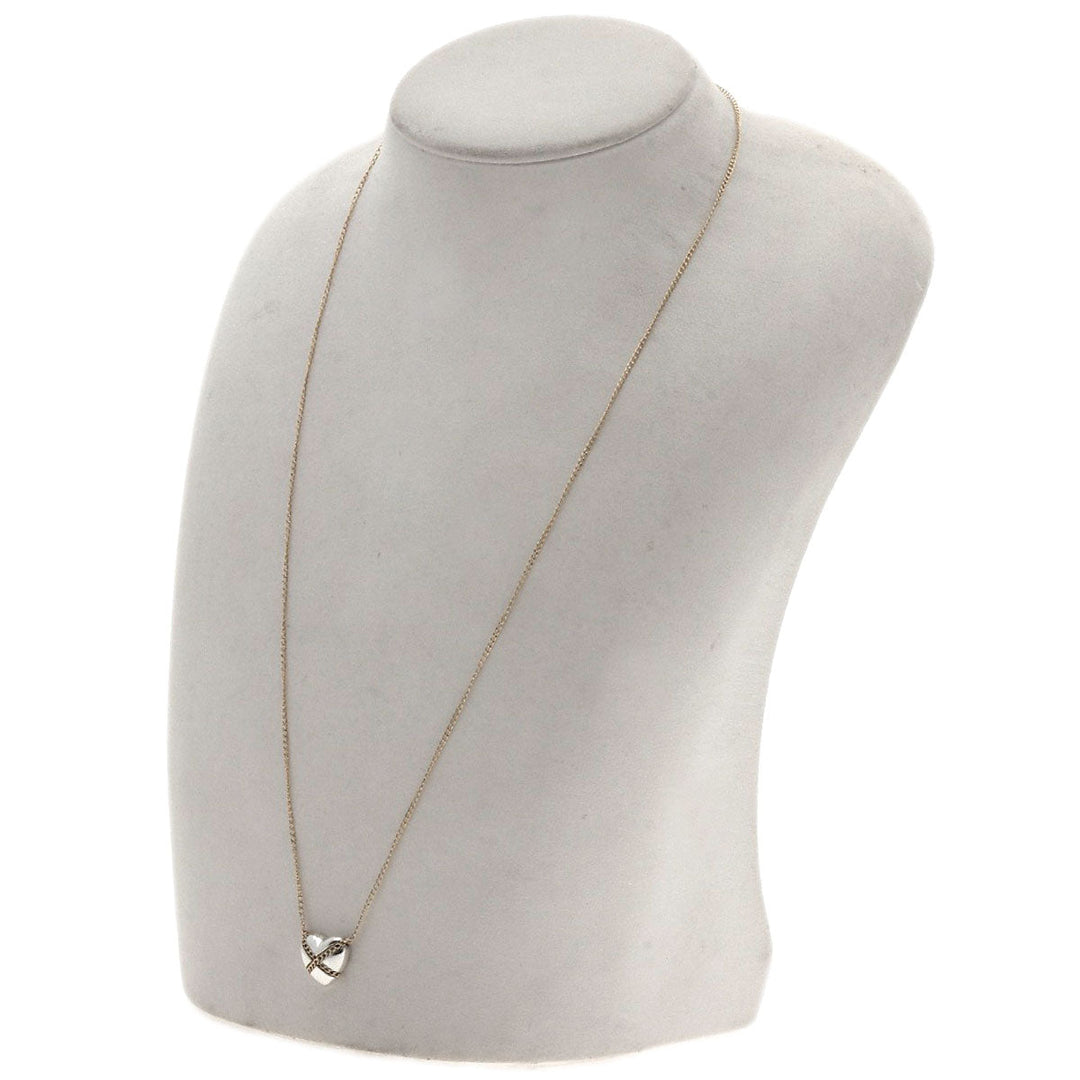 TIFFANY&Co. Necklace 18K Yellow Gold gold Cross Chain Heart