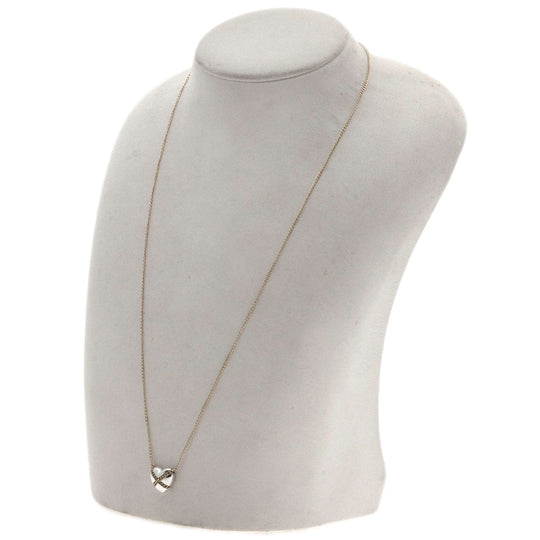 TIFFANY&Co. Necklace 18K Yellow Gold gold Cross Chain Heart