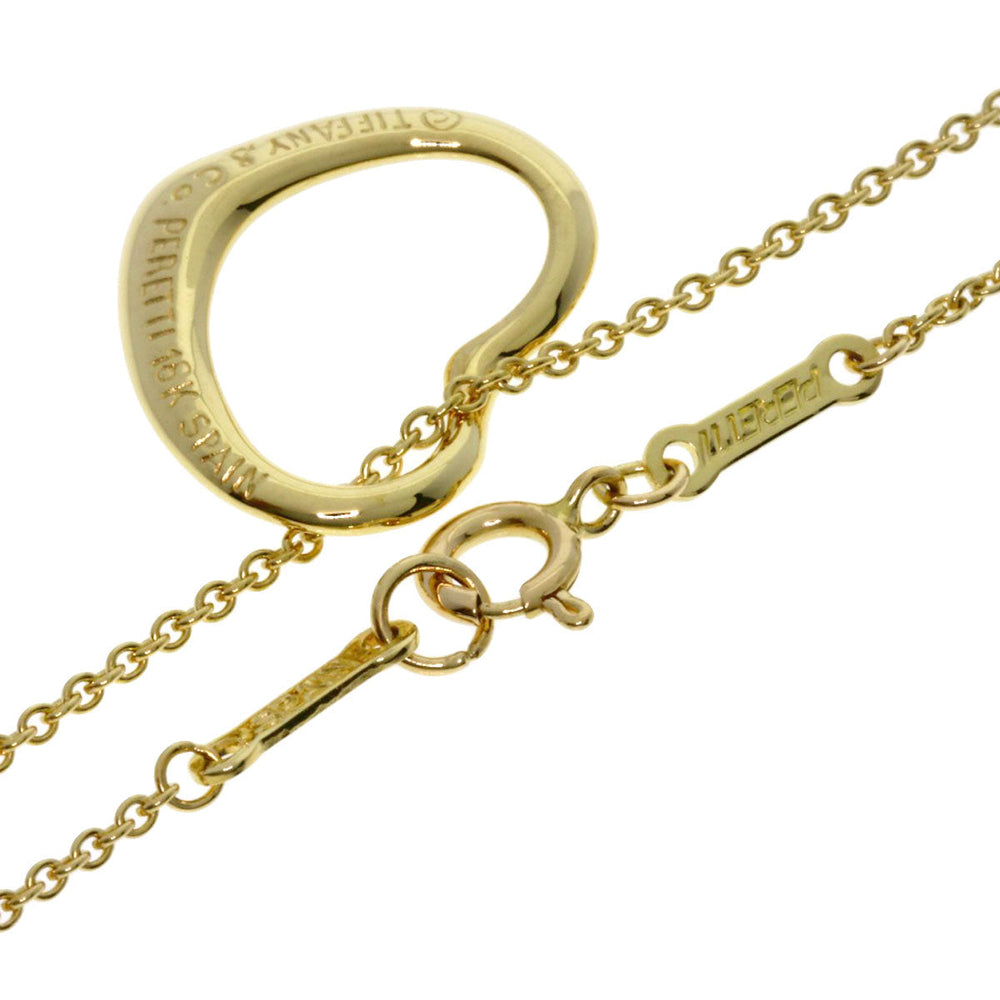 TIFFANY&Co. Necklace 18K Yellow Gold gold Open heart Women Used Authentic