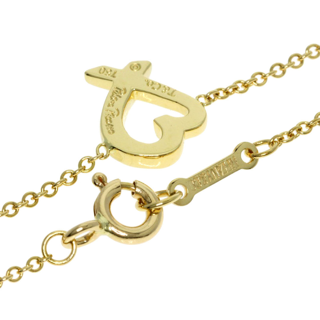 TIFFANY&Co. Necklace 18K Yellow Gold gold Loving Heart Mini Women Used Authentic