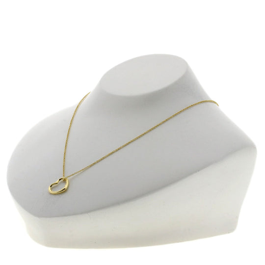 TIFFANY&Co. Necklace 18K Yellow Gold gold Open heart Women Used Authentic