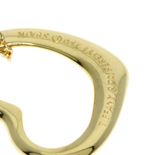 TIFFANY&Co. Necklace 18K Yellow Gold gold Open heart Women Used Authentic