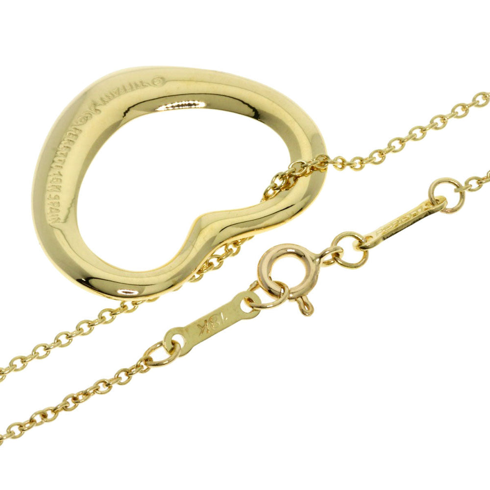 TIFFANY&Co. Necklace 18K Yellow Gold gold Open heart Women Used Authentic