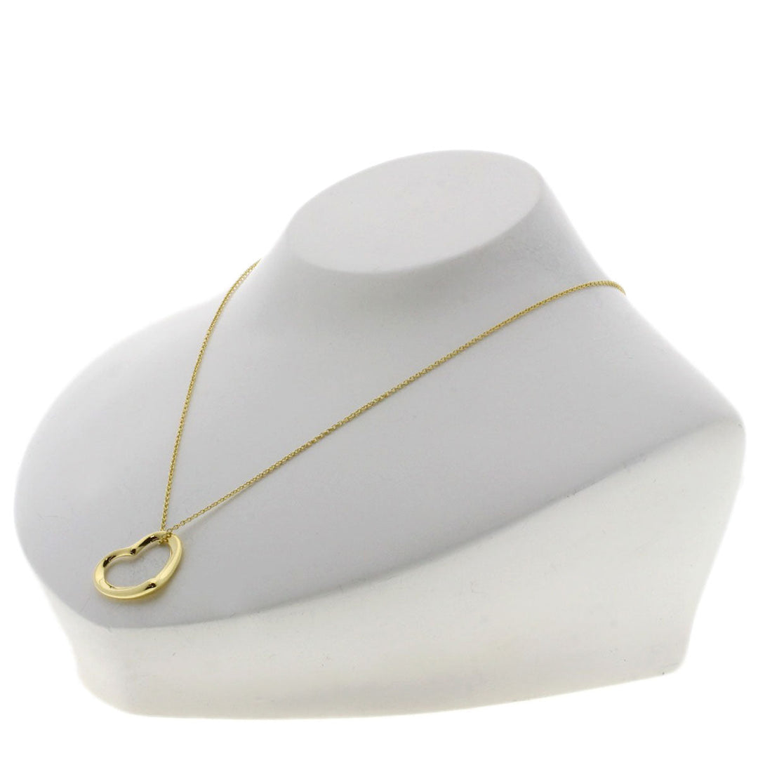 TIFFANY&Co. Necklace 18K Yellow Gold gold Open heart Women Used Authentic