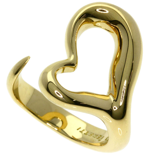 TIFFANY&Co. Ring 18K Yellow Gold gold Open heart Women Used Authentic