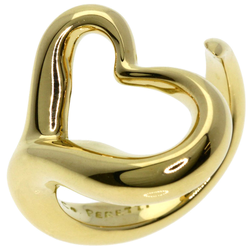 TIFFANY&Co. Ring 18K Yellow Gold gold Open heart Women Used Authentic