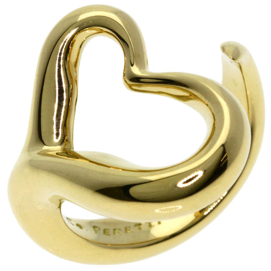 TIFFANY&Co. Ring 18K Yellow Gold gold Open heart Women Used Authentic