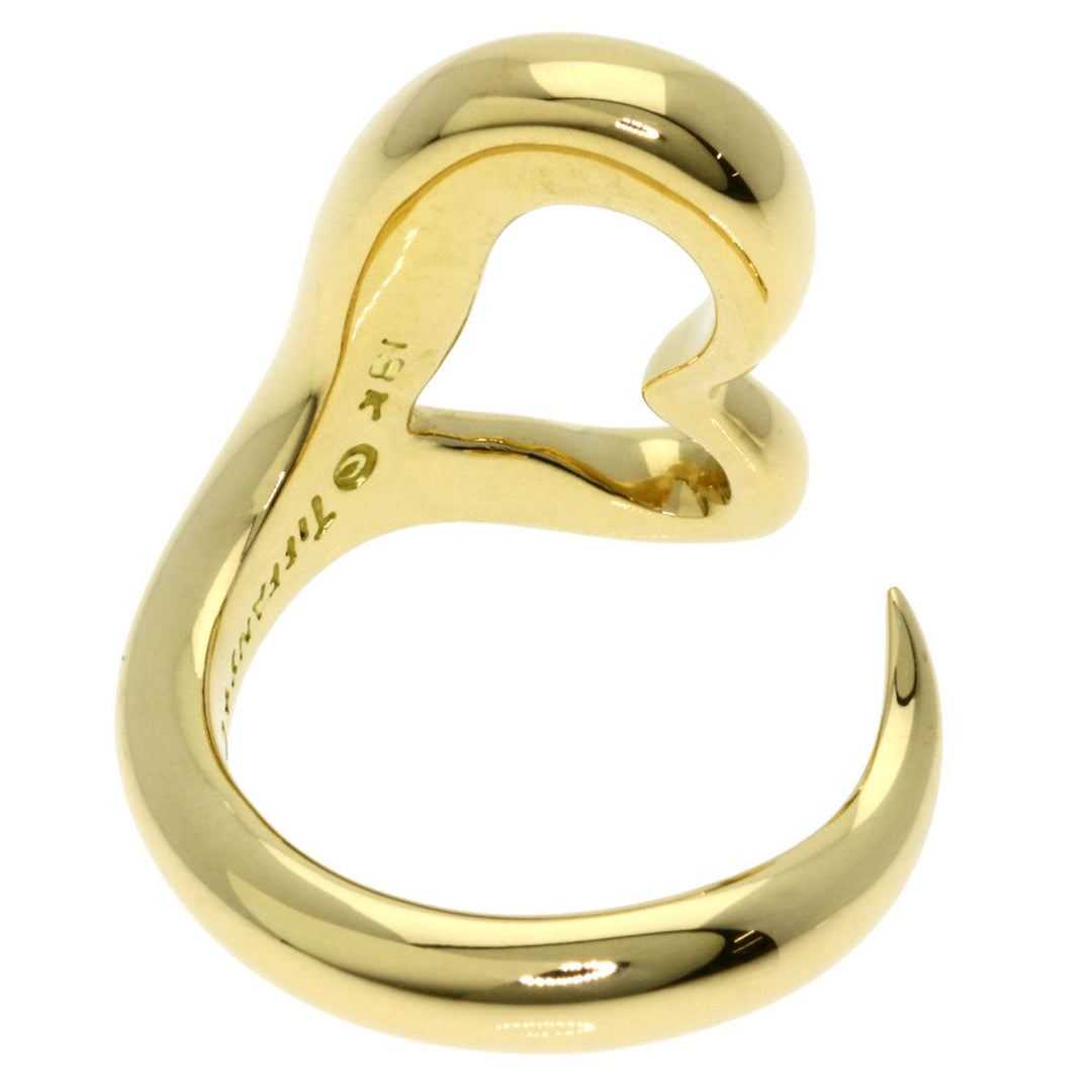 TIFFANY&Co. Ring 18K Yellow Gold gold Open heart Women Used Authentic