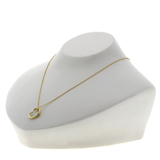 TIFFANY&Co. Necklace 18K Yellow Gold gold Open heart Women Used Authentic