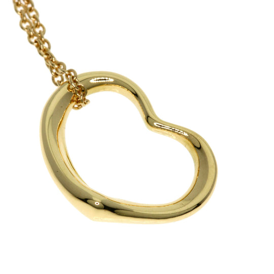 TIFFANY&Co. Necklace 18K Yellow Gold gold Open heart Women Used Authentic
