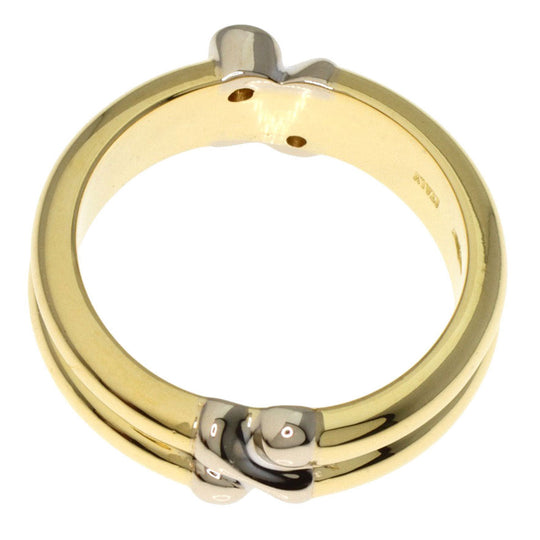 TIFFANY&Co. Ring 18K Yellow Gold gold Signature 2P Diamond