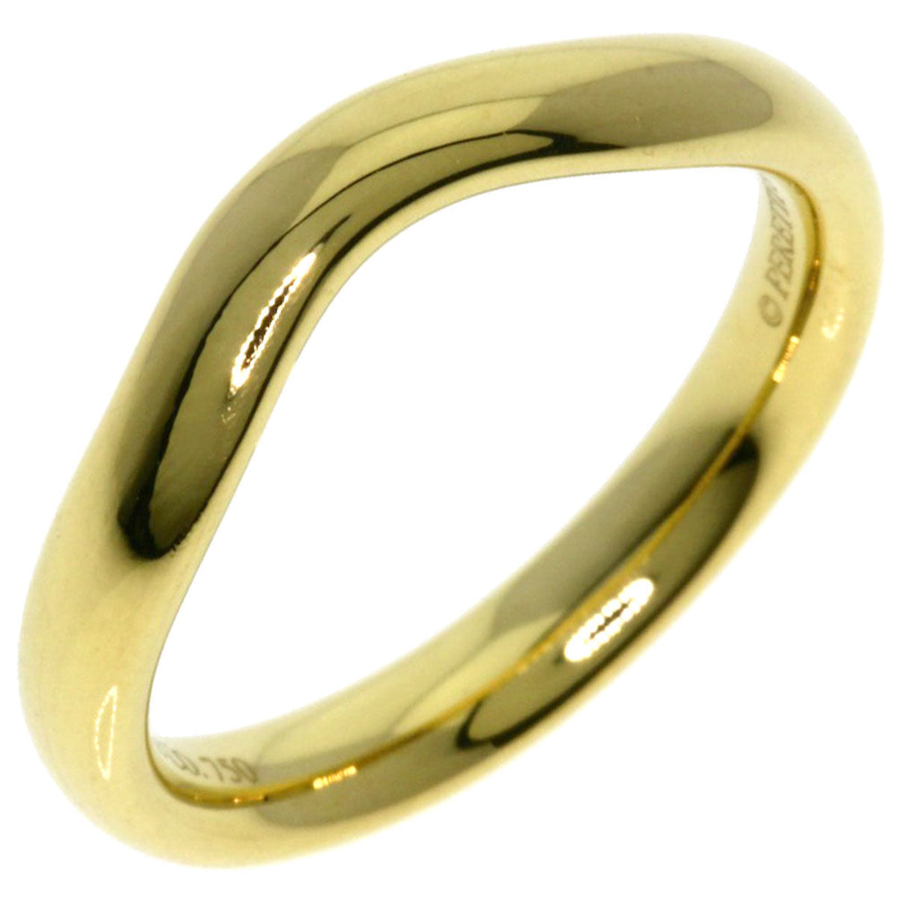 TIFFANY&Co. Ring 18K Yellow Gold gold Curved bundling Women Used Authentic