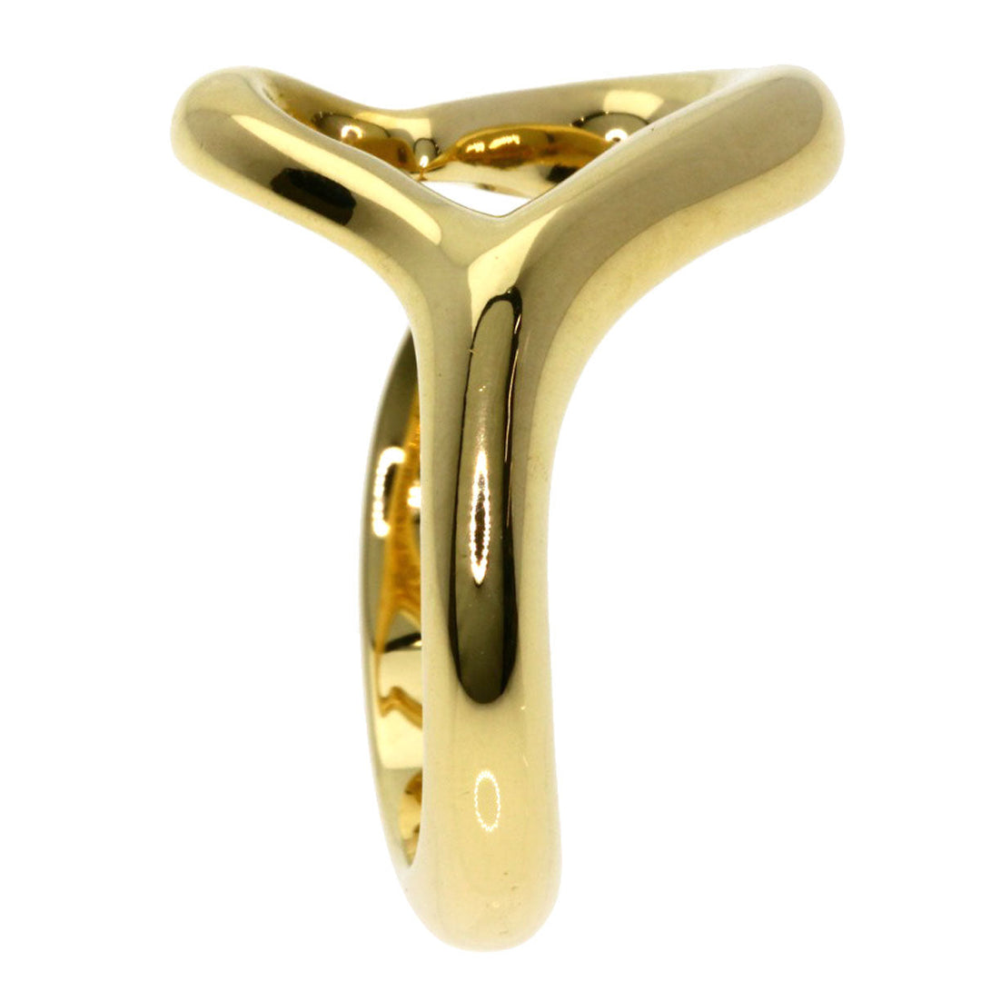TIFFANY&Co. Ring 18K Yellow Gold gold Open heart Women Used Authentic