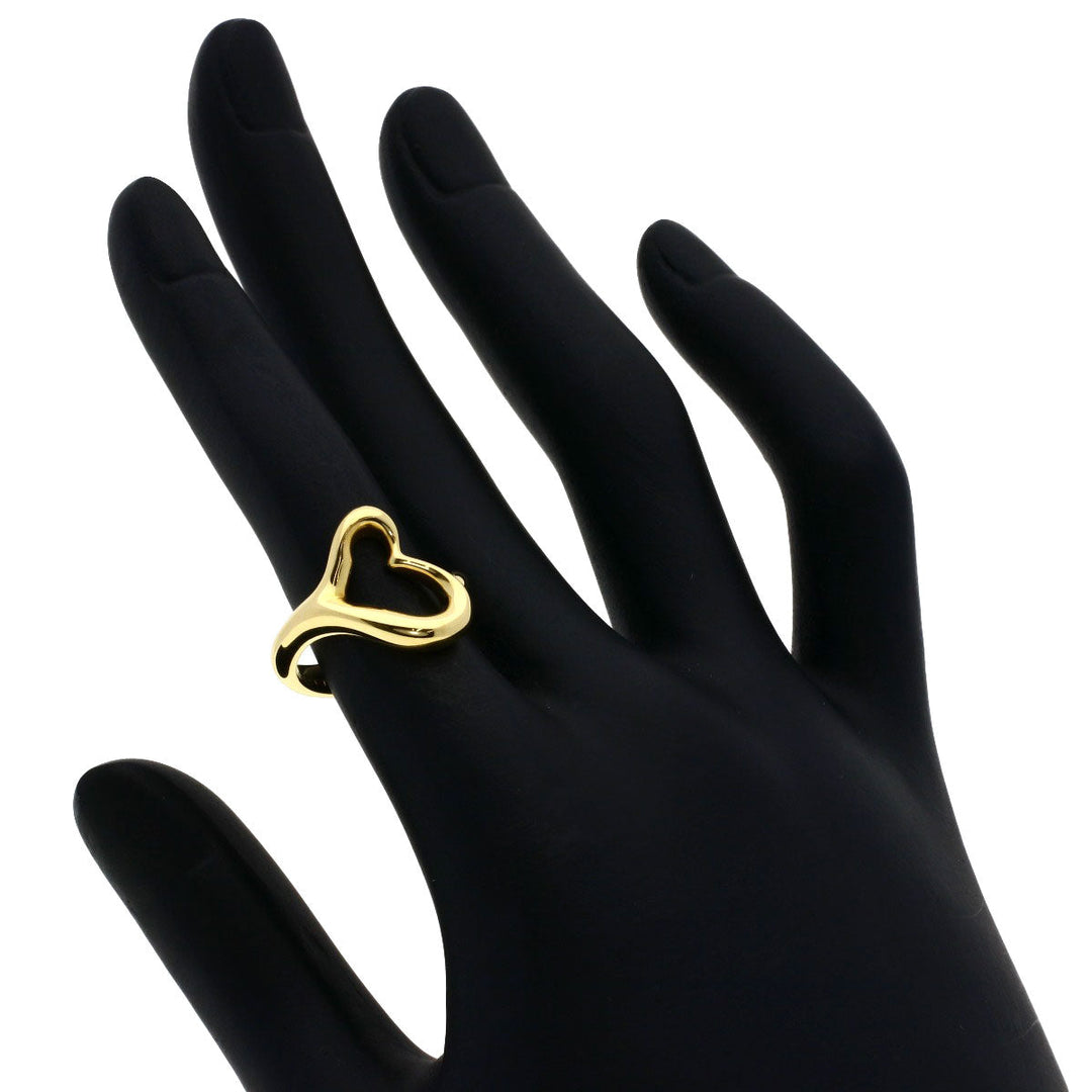 TIFFANY&Co. Ring 18K Yellow Gold gold Open heart Women Used Authentic