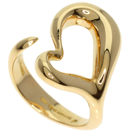 TIFFANY&Co. Ring 18K Yellow Gold gold Open heart Women Used Authentic