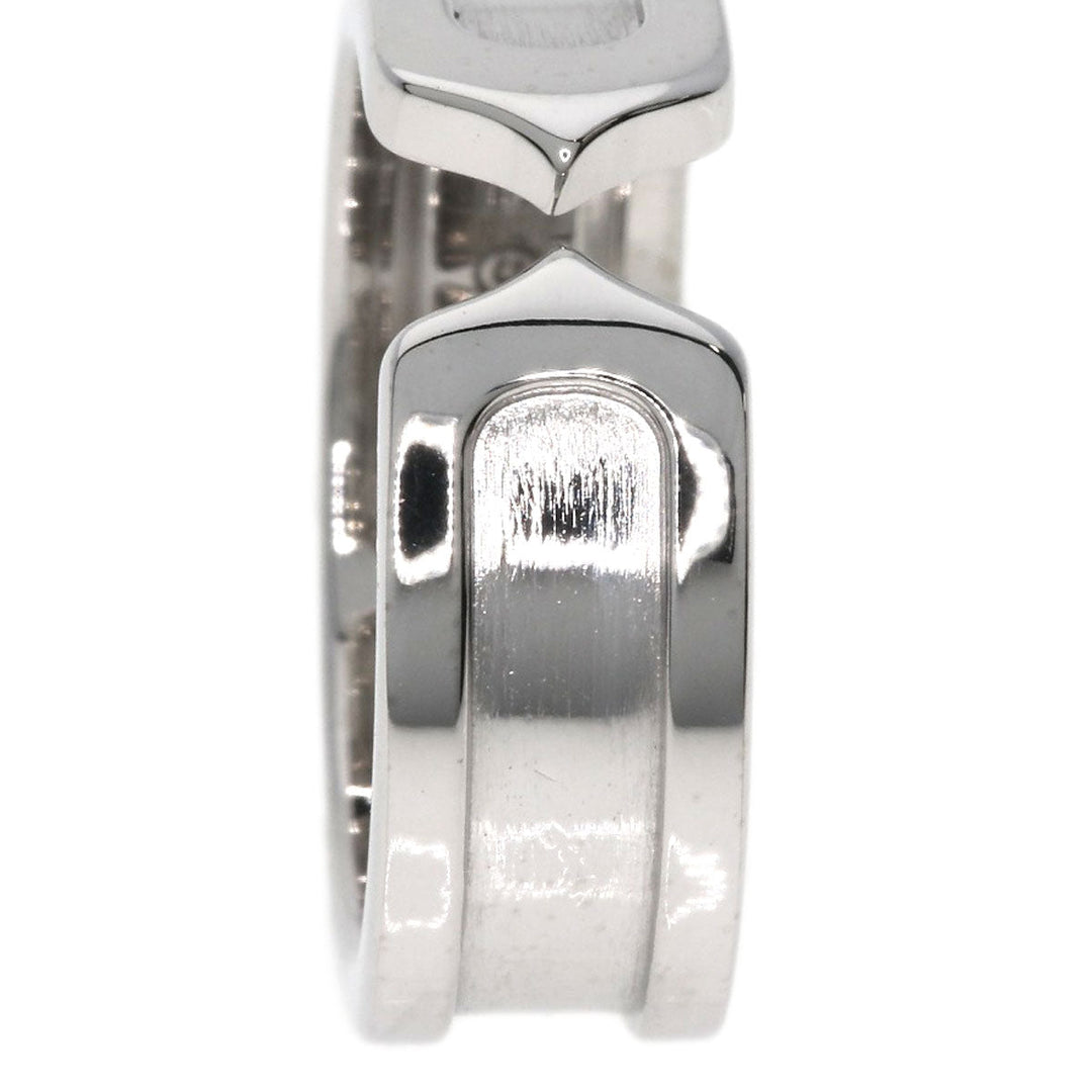 CARTIER Ring K18WG Silver C2 ring # 48 Women Used Authentic