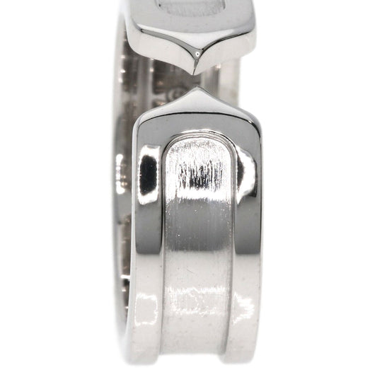 CARTIER Ring K18WG Silver C2 ring # 48 Women Used Authentic