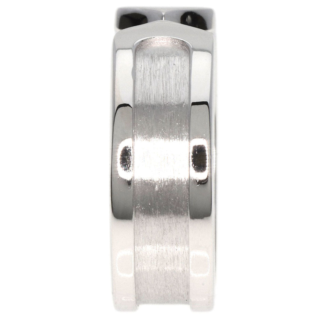 CARTIER Ring K18WG Silver C2 ring # 49 Women Used Authentic