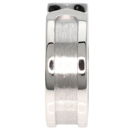 CARTIER Ring K18WG Silver C2 ring # 49 Women Used Authentic