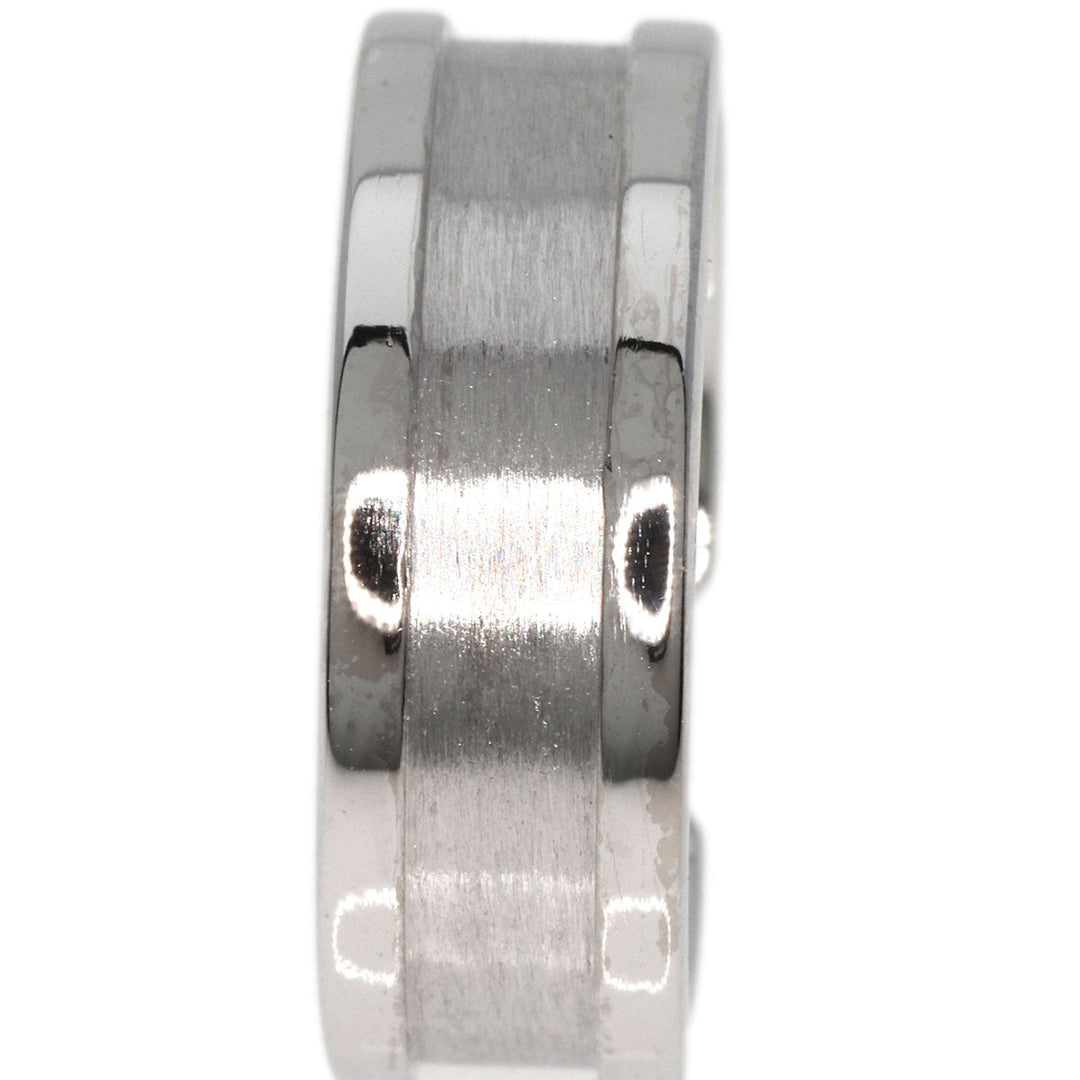 CARTIER Ring K18WG Silver C2 ring # 49 Women Used Authentic