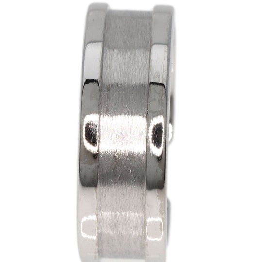 CARTIER Ring K18WG Silver C2 ring # 49 Women Used Authentic