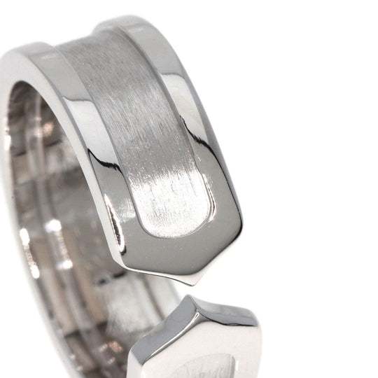 CARTIER Ring K18WG Silver C2 ring # 49 Women Used Authentic