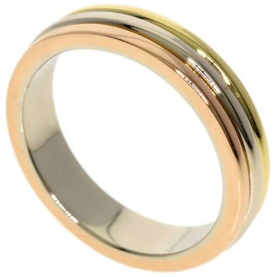 CARTIER Ring K18YG , K18PG , K18WG gold Three colors # 48 Women Used Authentic