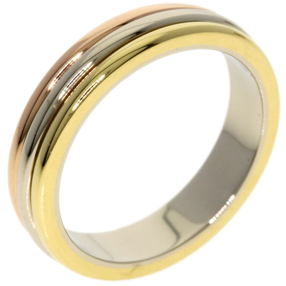 CARTIER Ring K18YG , K18PG , K18WG gold Three colors # 48 Women Used Authentic