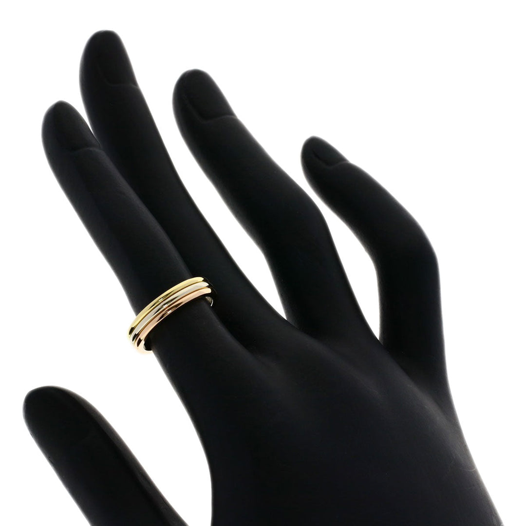 CARTIER Ring K18YG , K18PG , K18WG gold Three colors # 48 Women Used Authentic