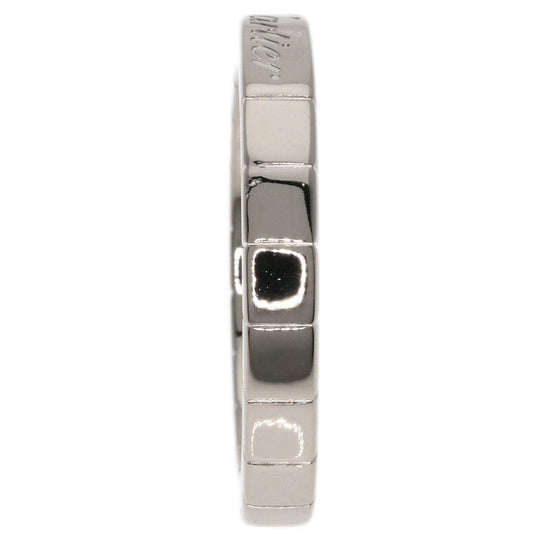 CARTIER Ring K18WG Silver Laniere # 49 Women Used Authentic