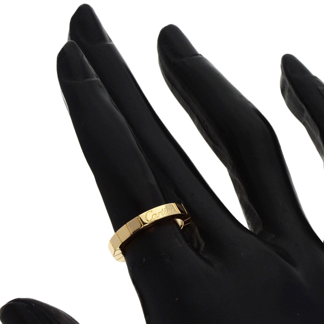 CARTIER Ring 18K Yellow Gold gold Laniere # 48