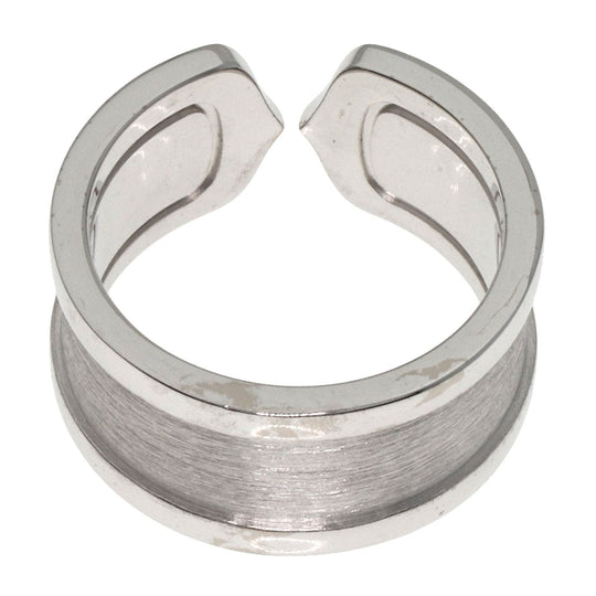 CARTIER Ring K18WG Silver C2 ring LM # 51 Women Used Authentic