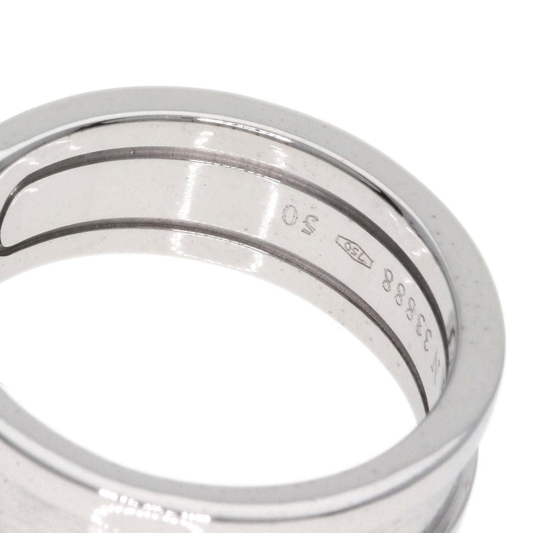 CARTIER Ring K18WG Silver C2 ring # 50