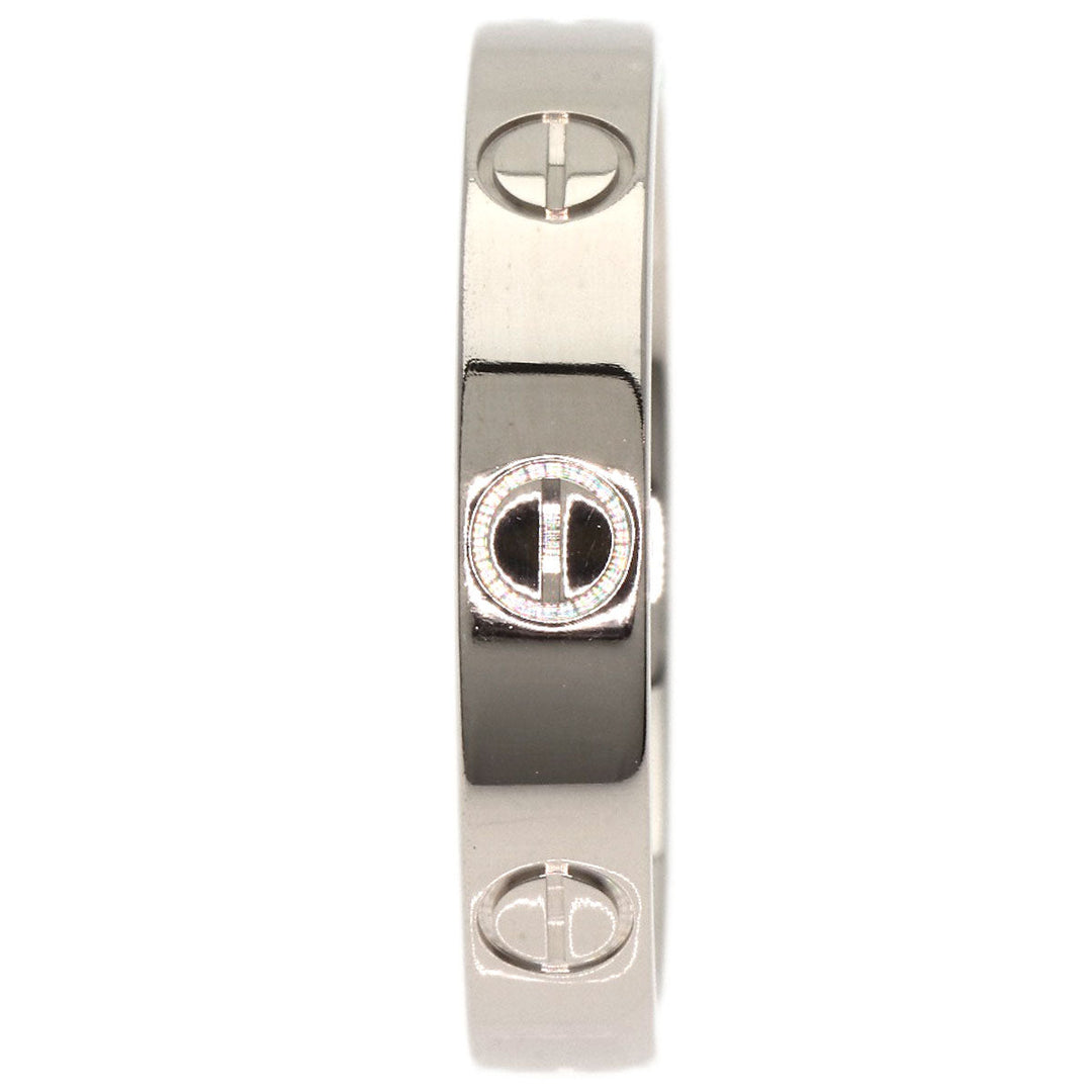 CARTIER Ring K18WG Silver Mini Love Ring #54