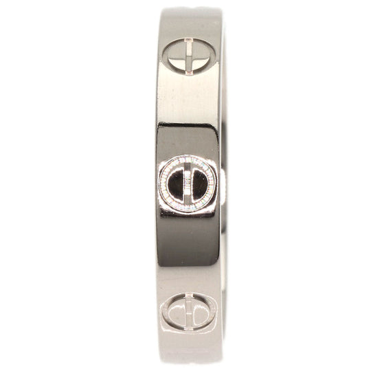 CARTIER Ring K18WG Silver Mini Love Ring #54