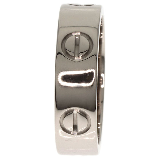 CARTIER Ring K18WG Silver Love Ring #53