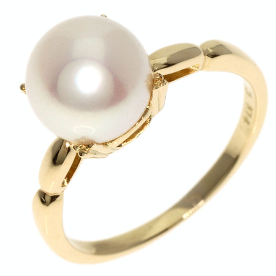 MIKIMOTO Ring K14YG gold Pearl