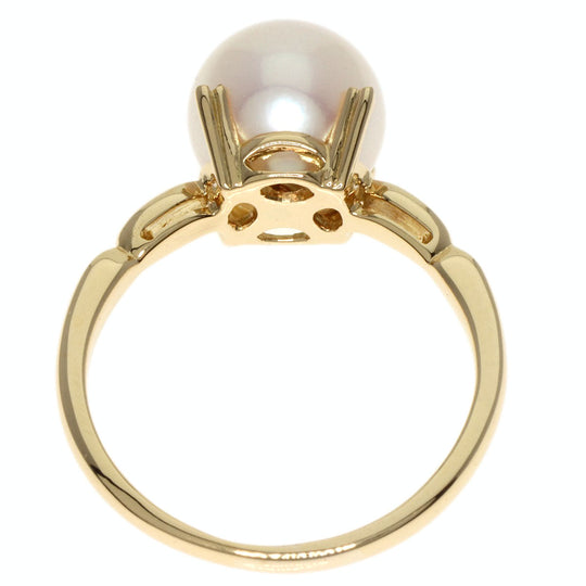 MIKIMOTO Ring K14YG gold Pearl