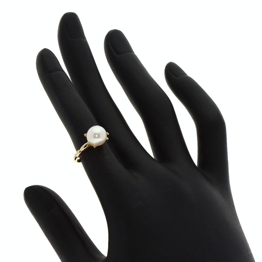 MIKIMOTO Ring K14YG gold Pearl