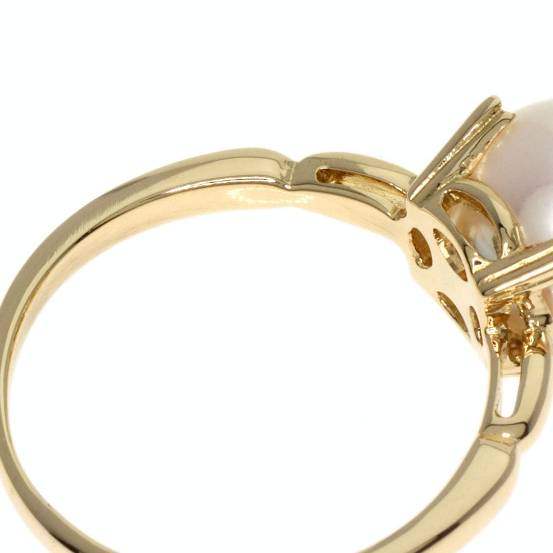 MIKIMOTO Ring K14YG gold Pearl