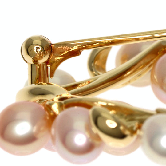 MIKIMOTO Brooch 18K Yellow Gold gold Pearl