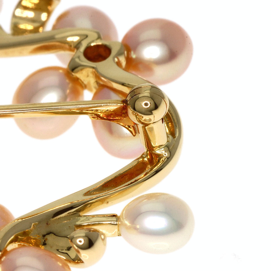MIKIMOTO Brooch 18K Yellow Gold gold Pearl