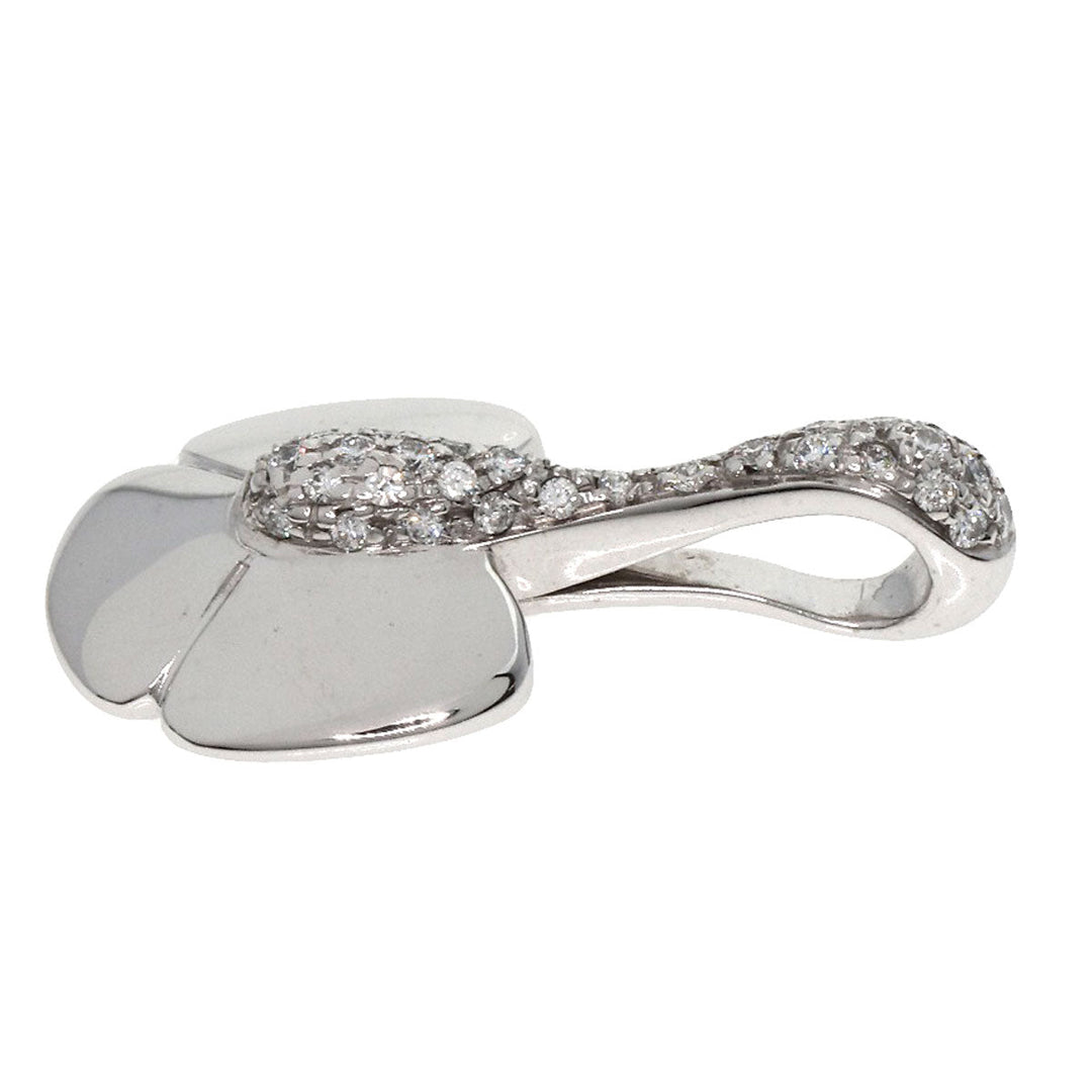 Chaumet Pendant top K18WG Silver diamond Women Used Authentic