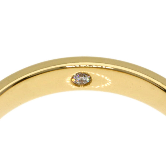 Chaumet Ring 18K Yellow Gold gold Fidelite Diamond #61 Inner Diamond Women Used Authentic