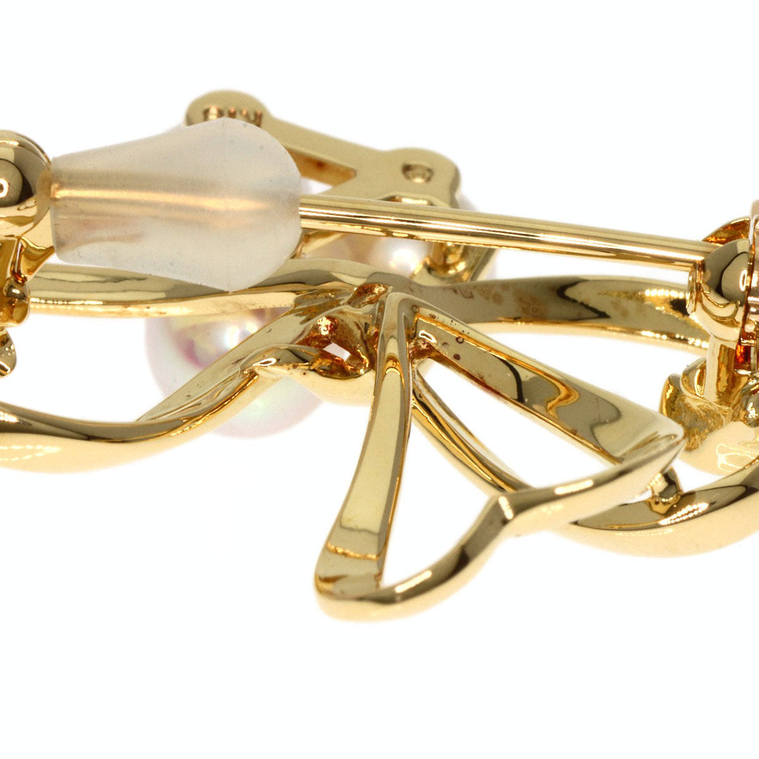 MIKIMOTO Brooch 18K Yellow Gold gold Pearl Women Used Authentic