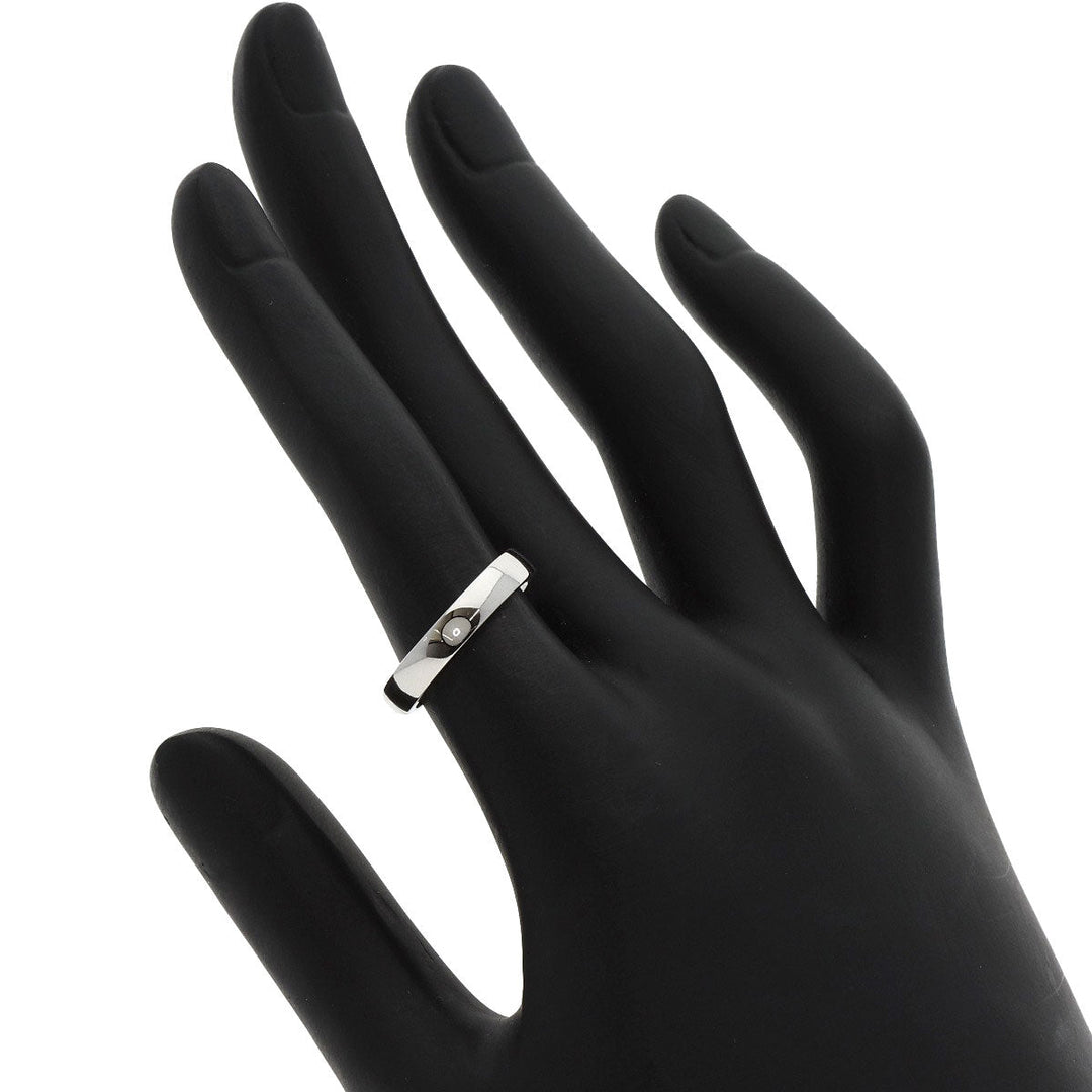 Chaumet Ring PT950 Silver Eternal de Chaumet Diamond #50 Women Used Authentic