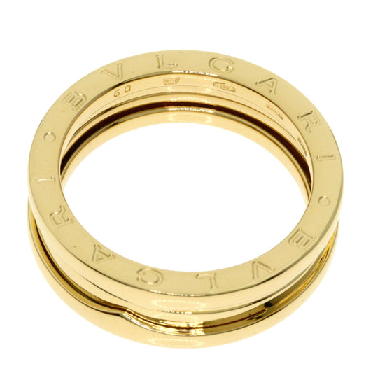 BVLGARI Ring 18K Yellow Gold gold B-zero1 B-zero One 2 Bands #60 Women Used Authentic