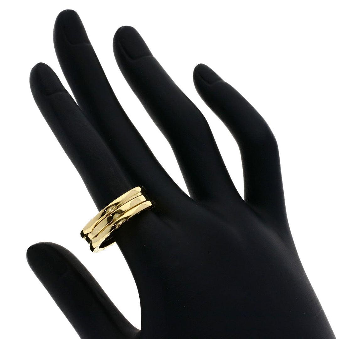 BVLGARI Ring 18K Yellow Gold gold B-zero1 B-zero One 2 Bands #60 Women Used Authentic