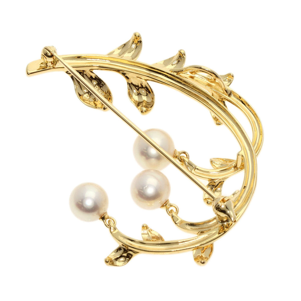 TASAKI Brooch 18K Yellow Gold gold Akoya pearl Pearl Women Used Authentic