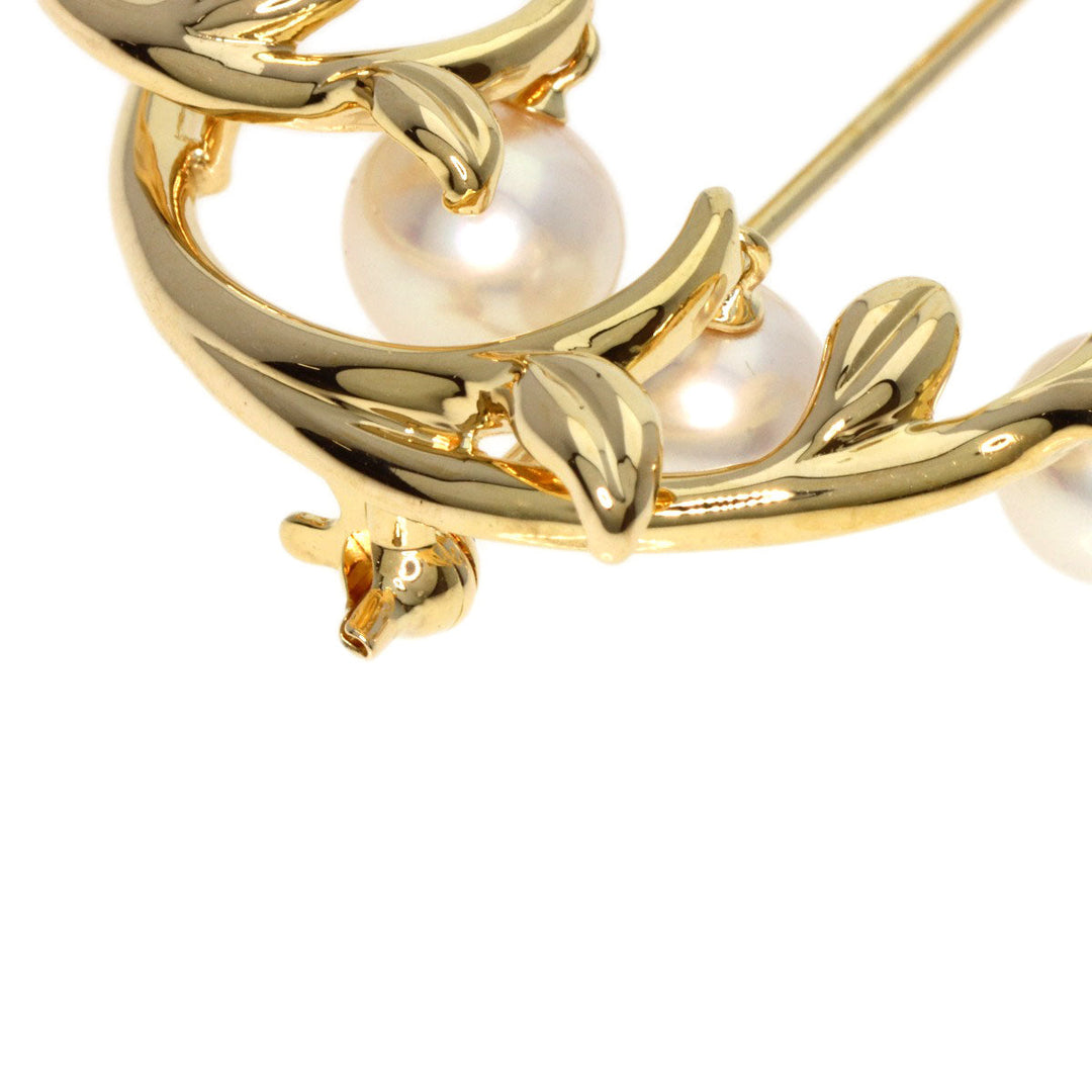 TASAKI Brooch 18K Yellow Gold gold Akoya pearl Pearl Women Used Authentic